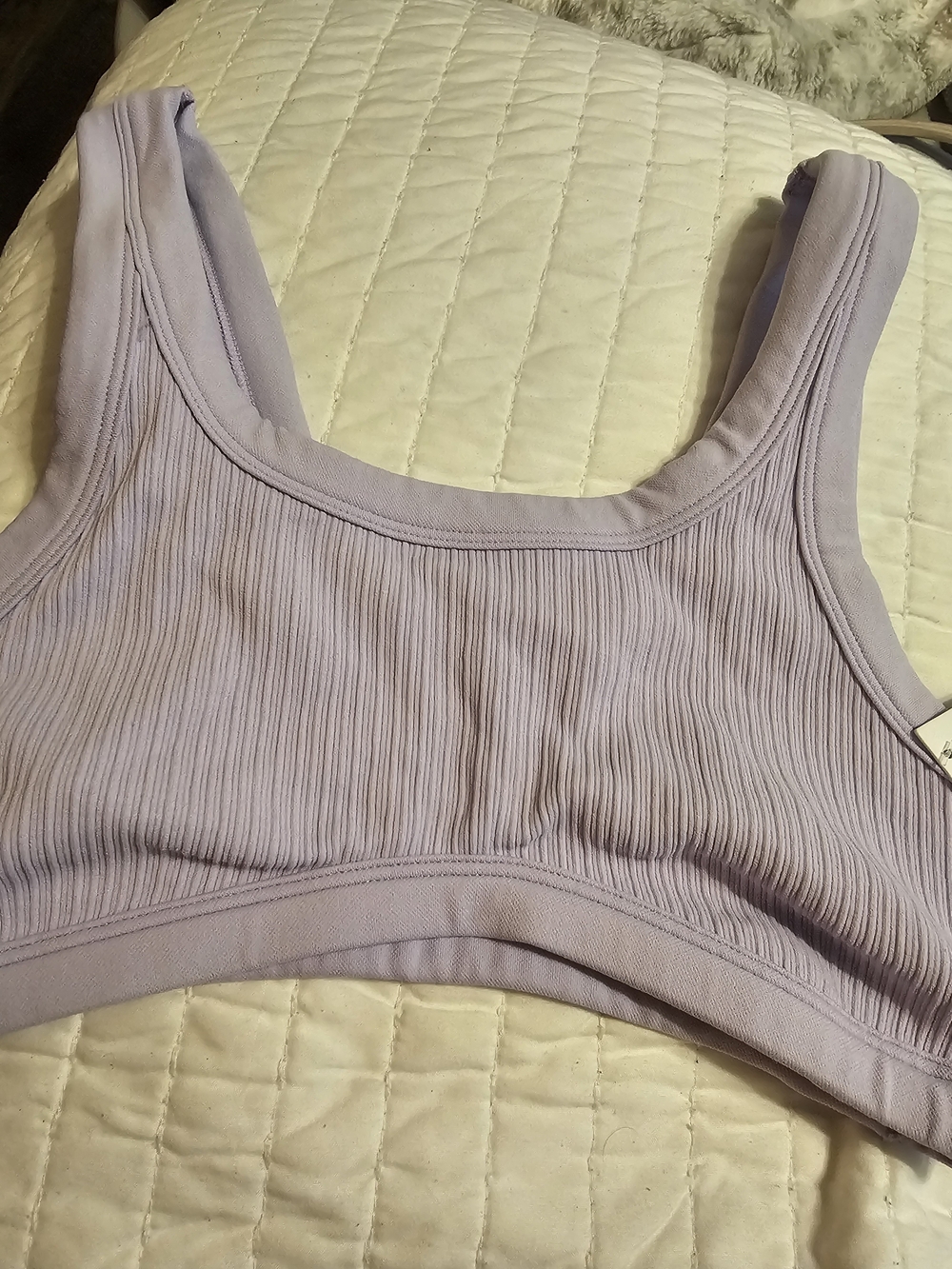 Victoria's Secret Ribbed Scoop Bralette - Lavender